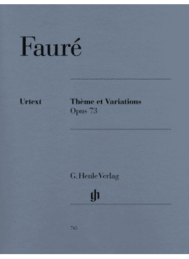 Thème et Variations op. 73 für Klavier